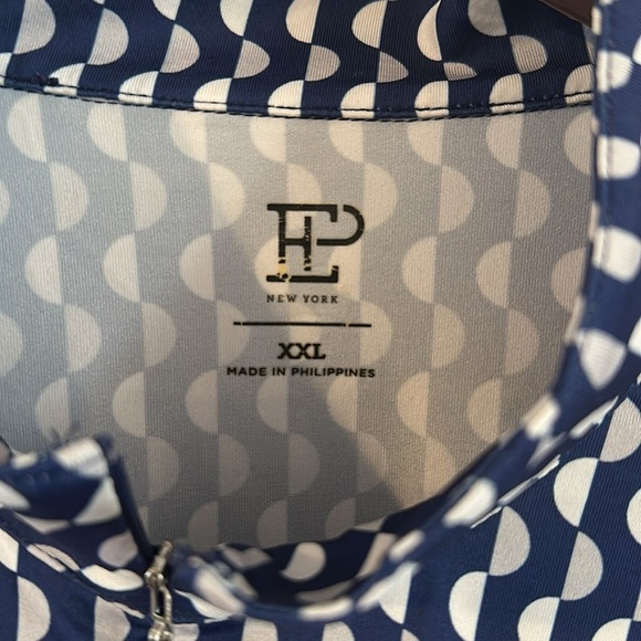 EP NY Long Sleeve GEO Print Zip Long Sleeve Polyester & Spandex Athletic Top XXL - Picture 5 of 9